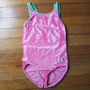 Pink & Green GK Leotard